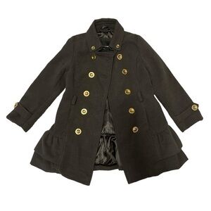 Button up Girls Gray Jacket girls size 6